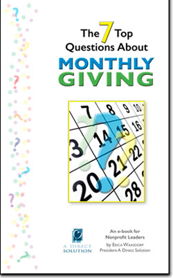 7 Monthly Giving Questions book
