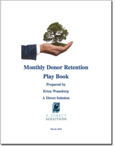 Monthly Donor Retention Play Book