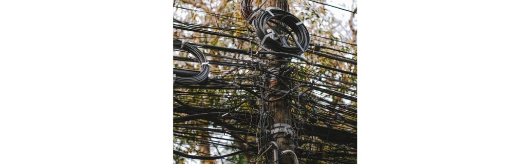 tangled wires