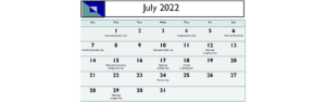 special day calendar