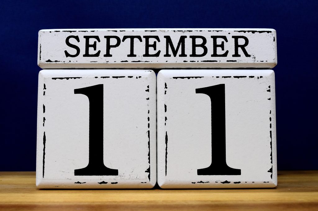 calendar image of 9 11